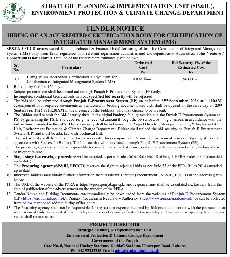 Tender Document