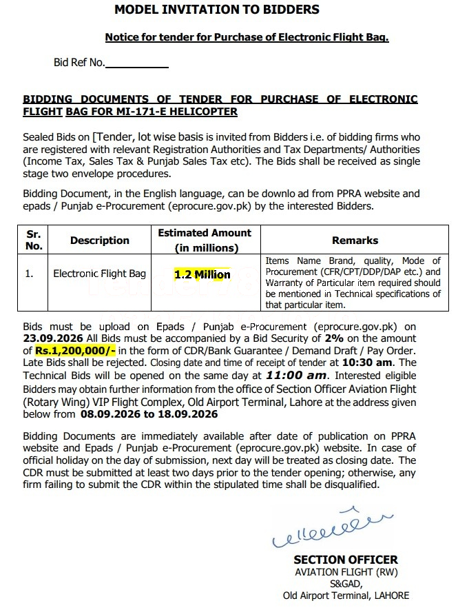Tender Document