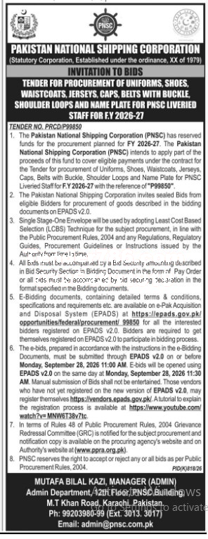 Tender Document