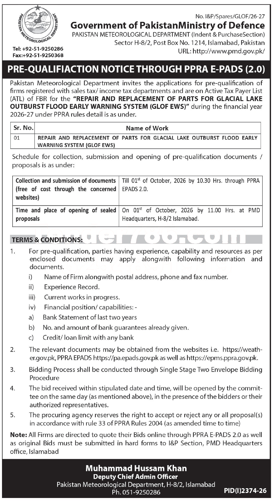 Tender Document