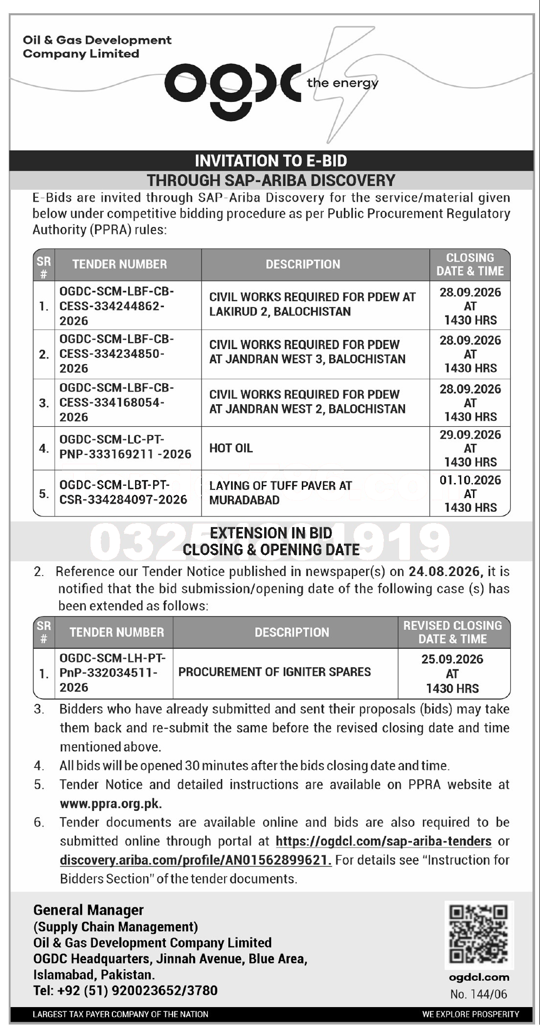 Tender Document
