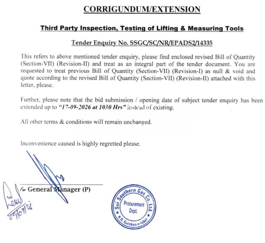 Tender Document