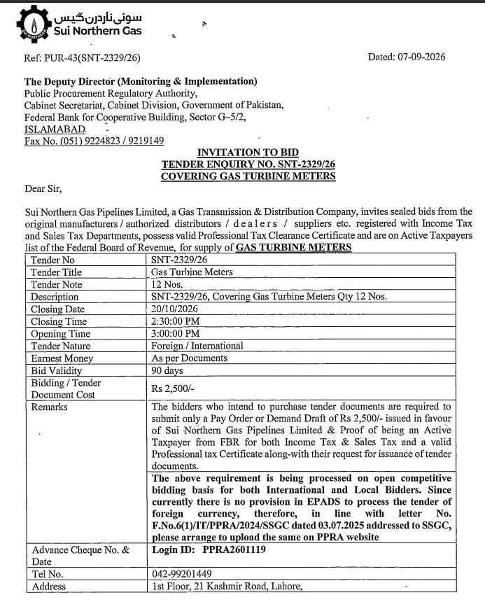 Tender Document