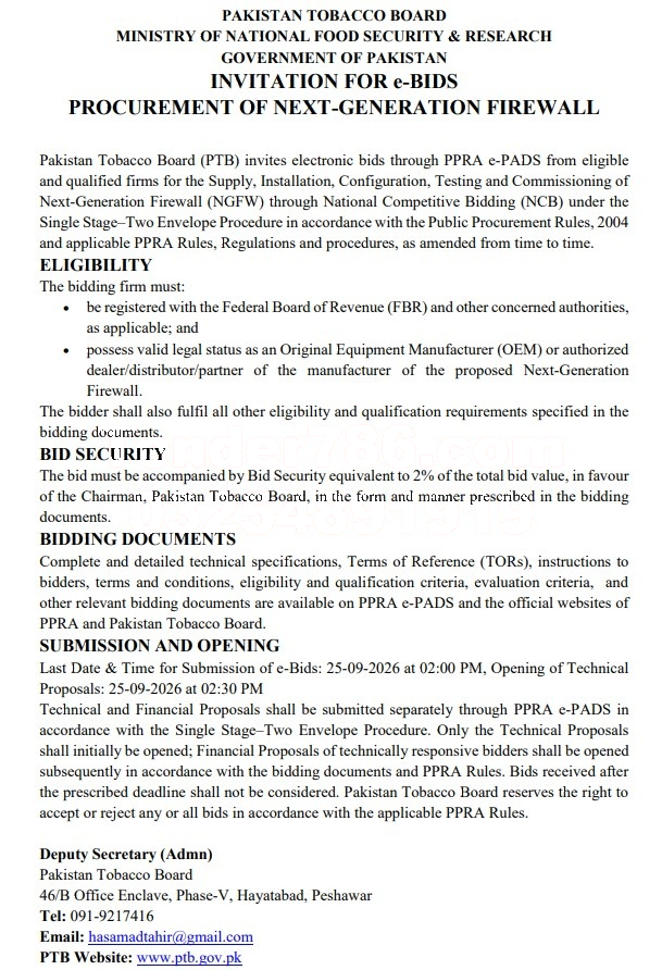 Tender Document