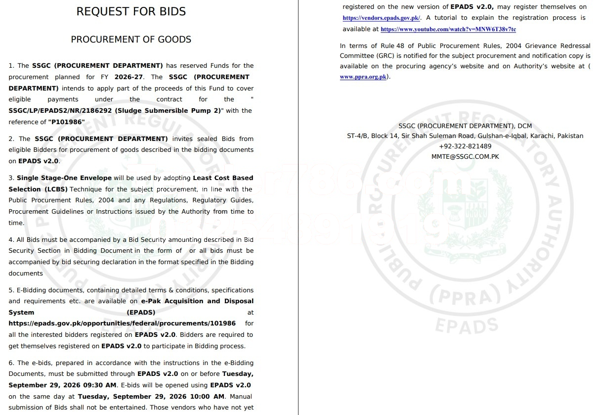 Tender Document