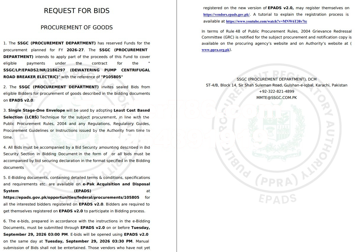 Tender Document