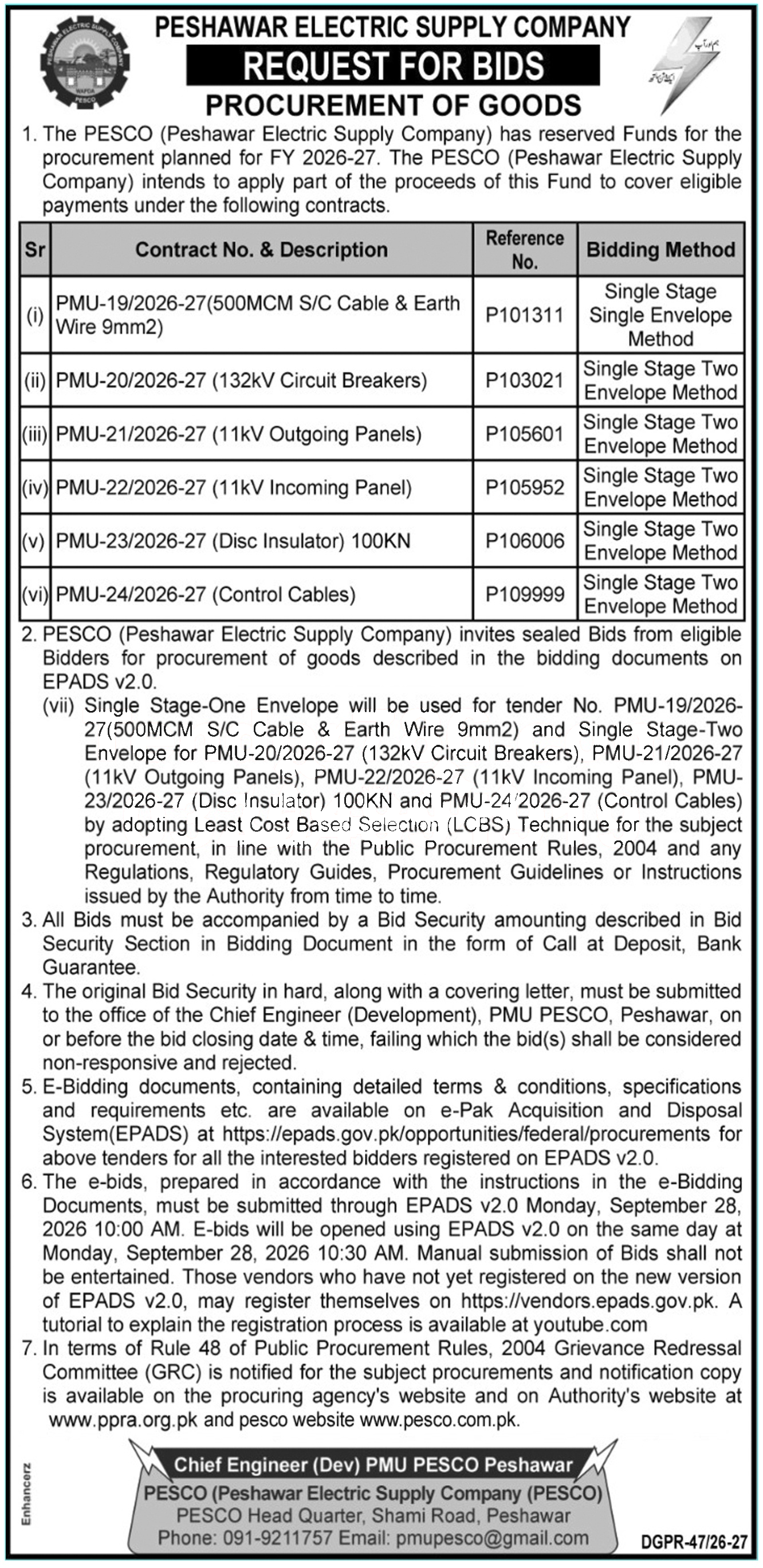 Tender Document