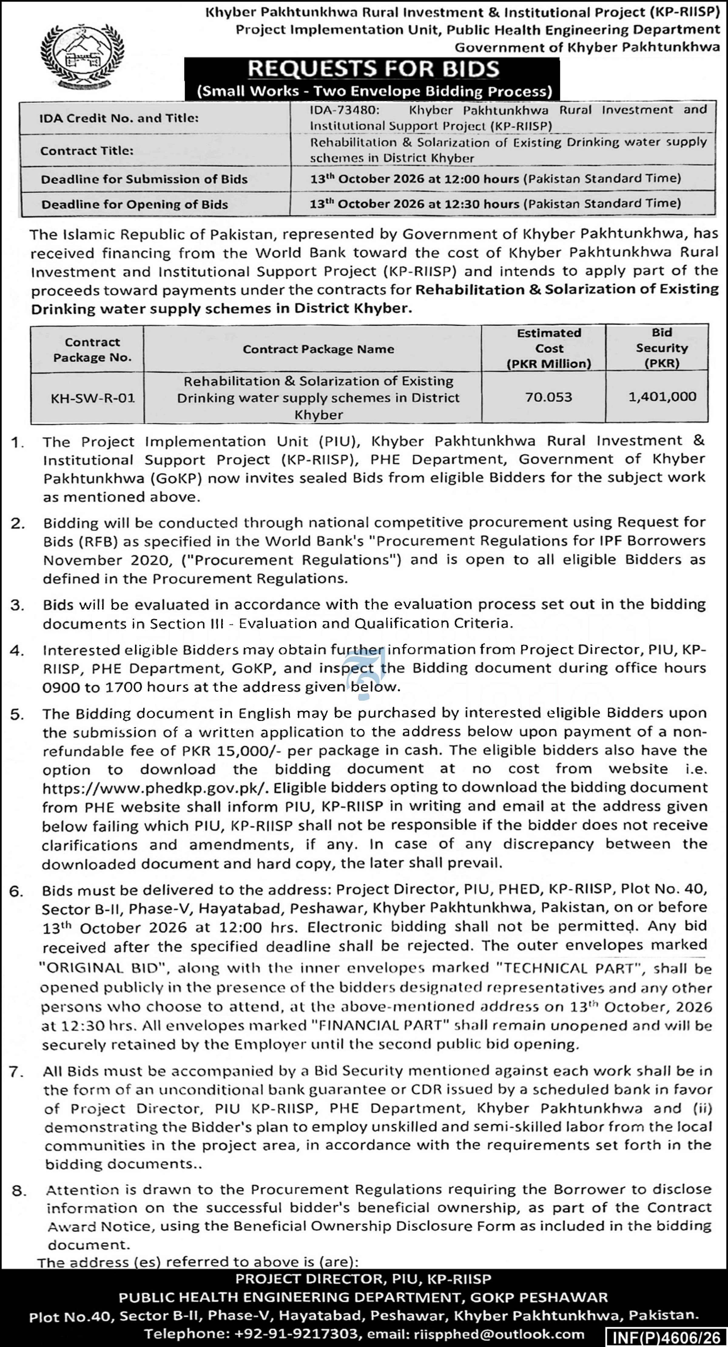 Tender Document