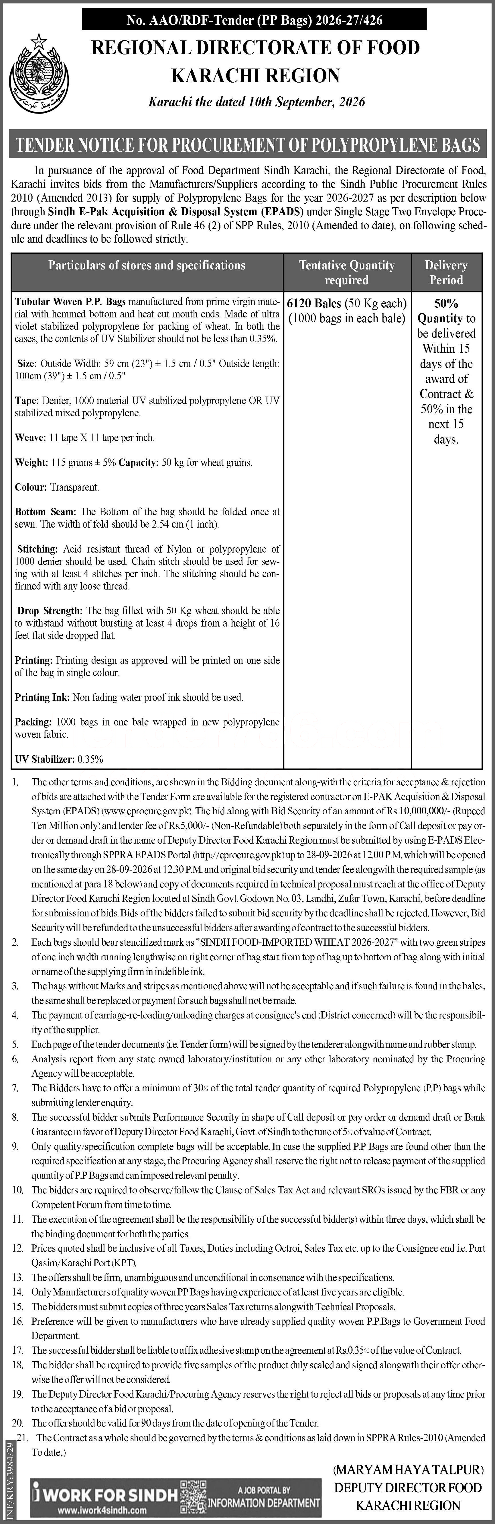 Tender Document