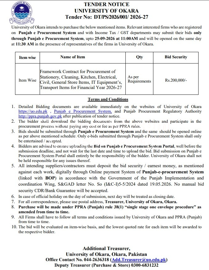 Tender Document
