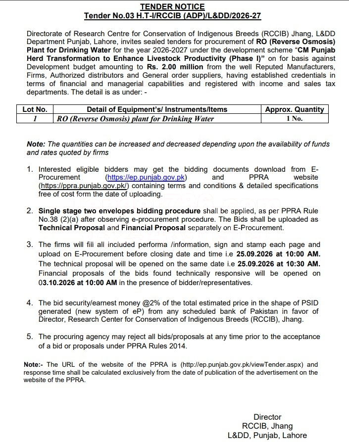 Tender Document