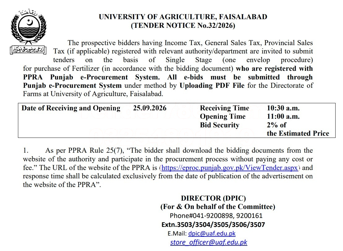 Tender Document