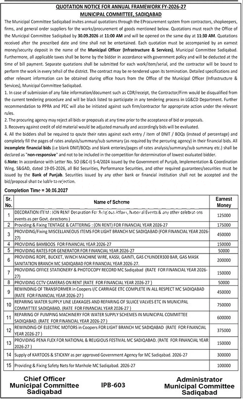 Tender Document