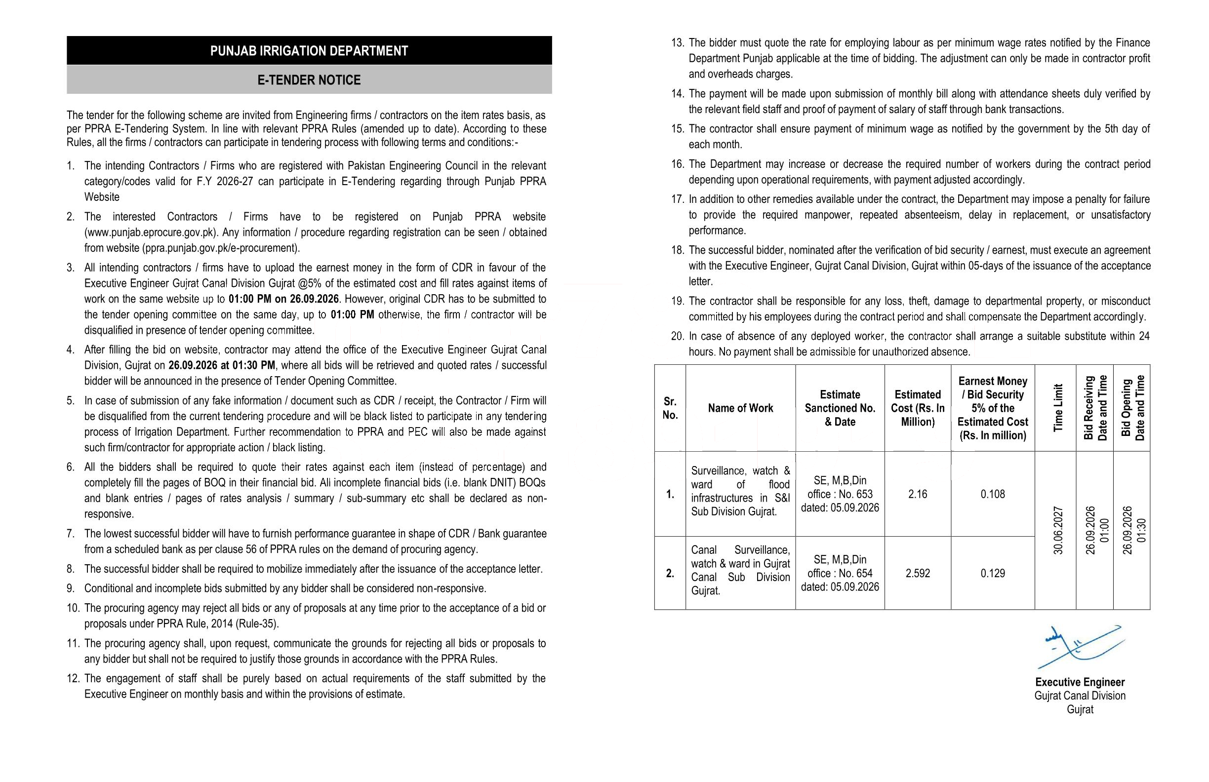 Tender Document