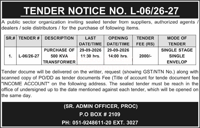 Tender Document