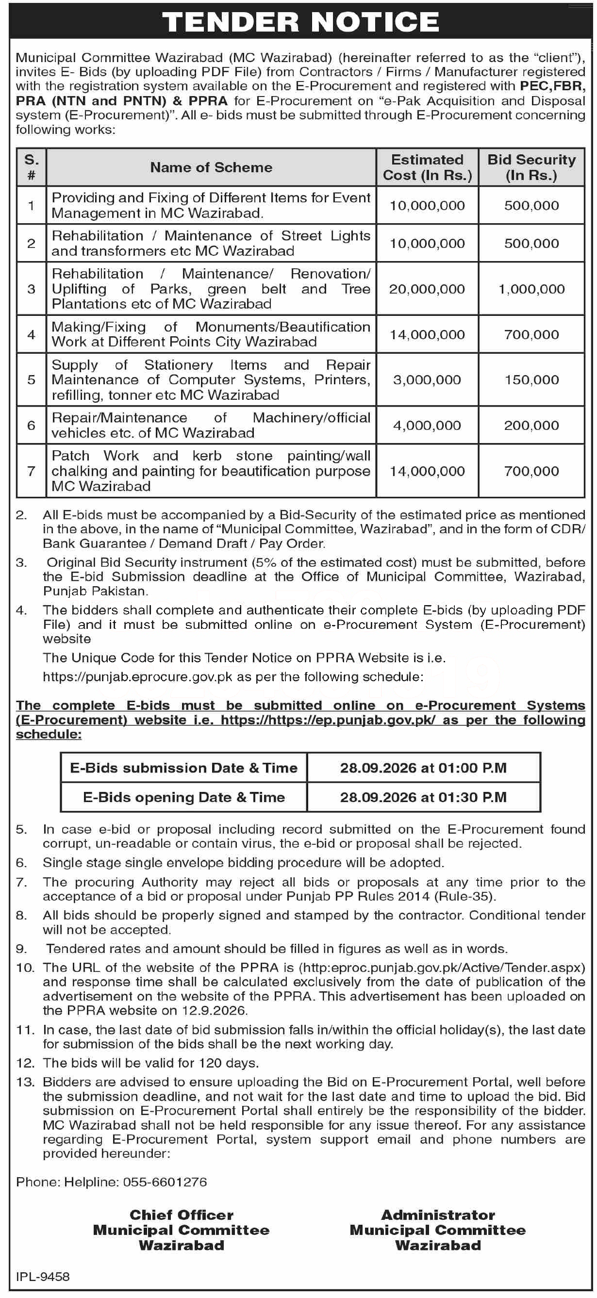 Tender Document