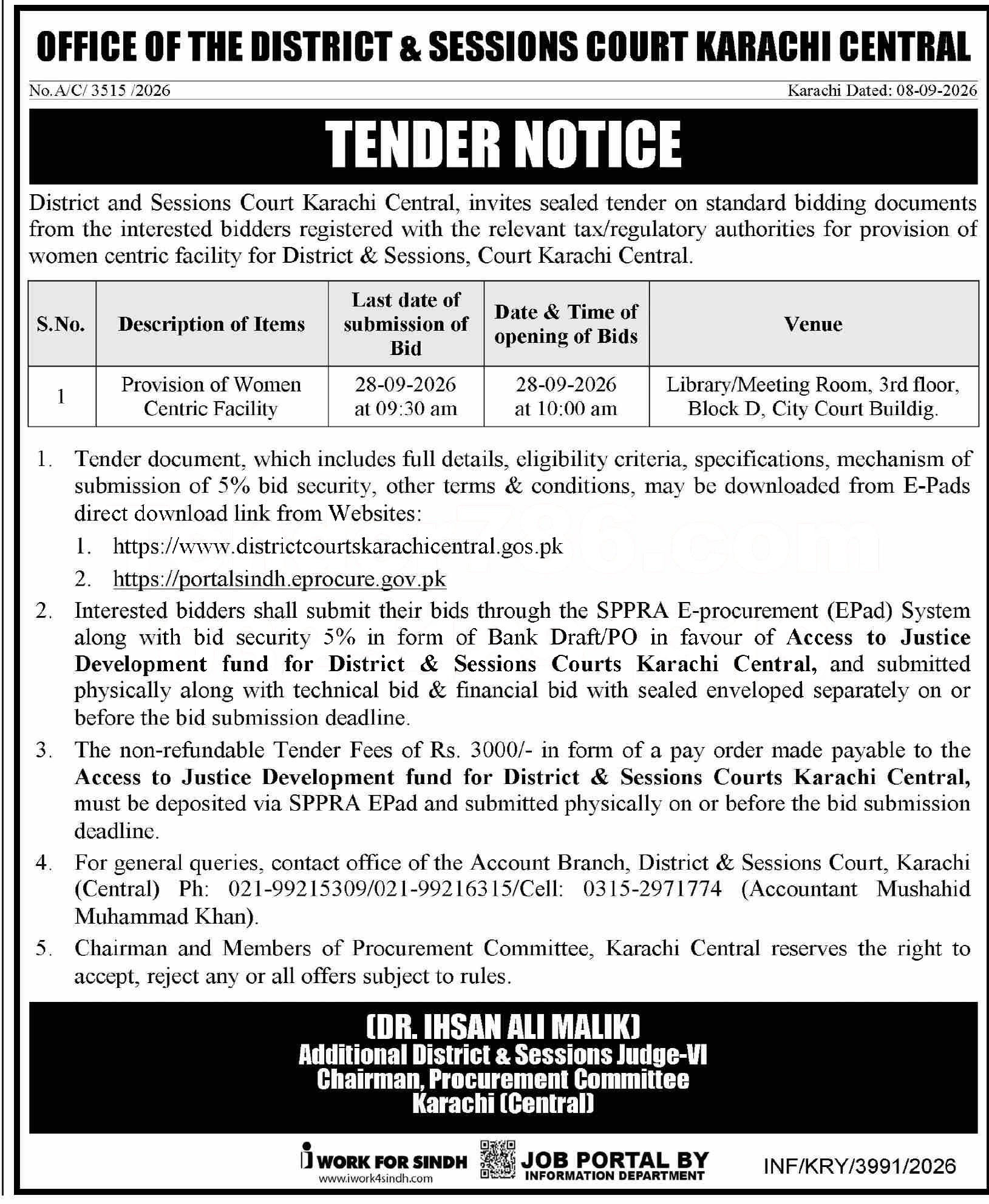 Tender Document