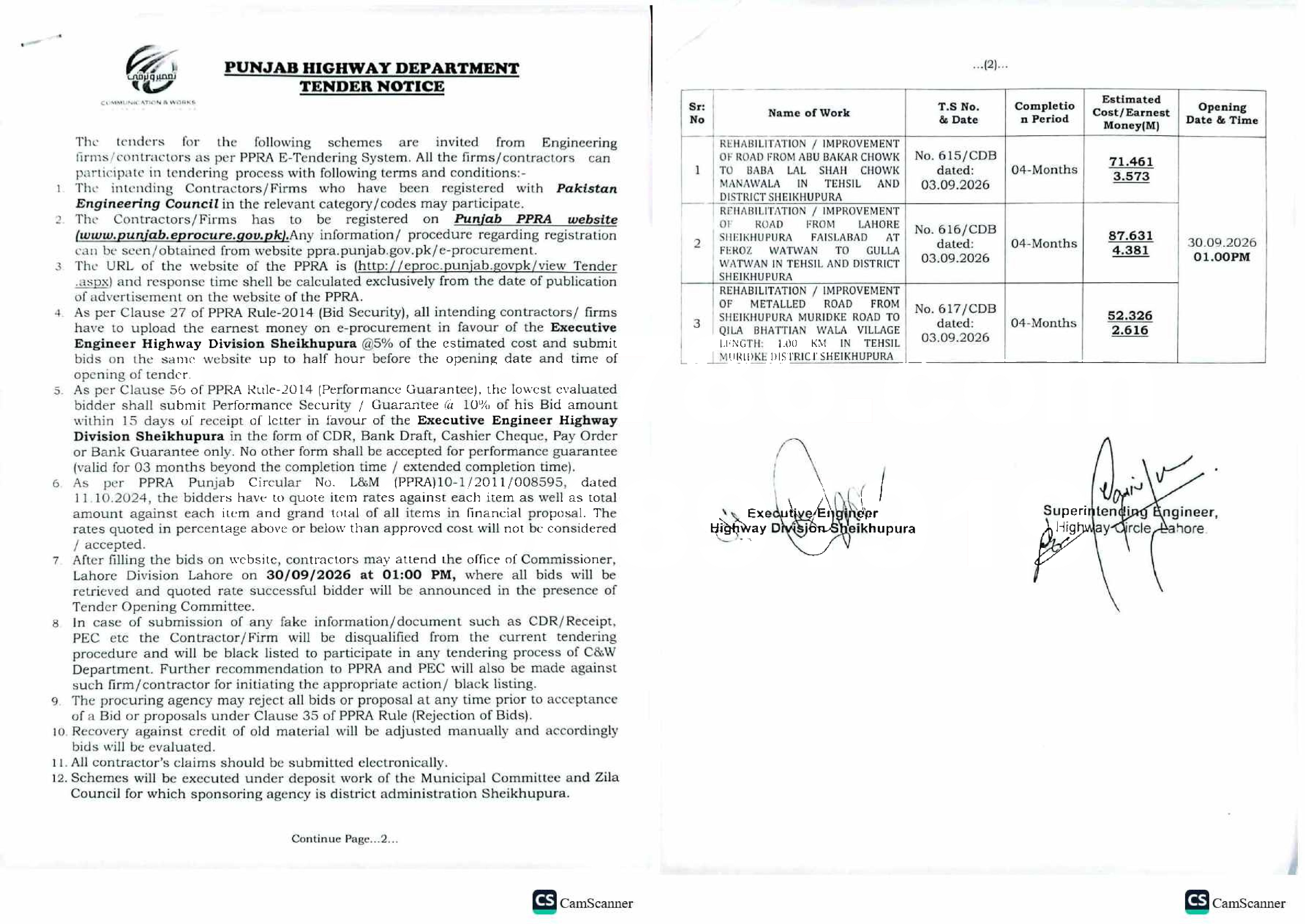 Tender Document