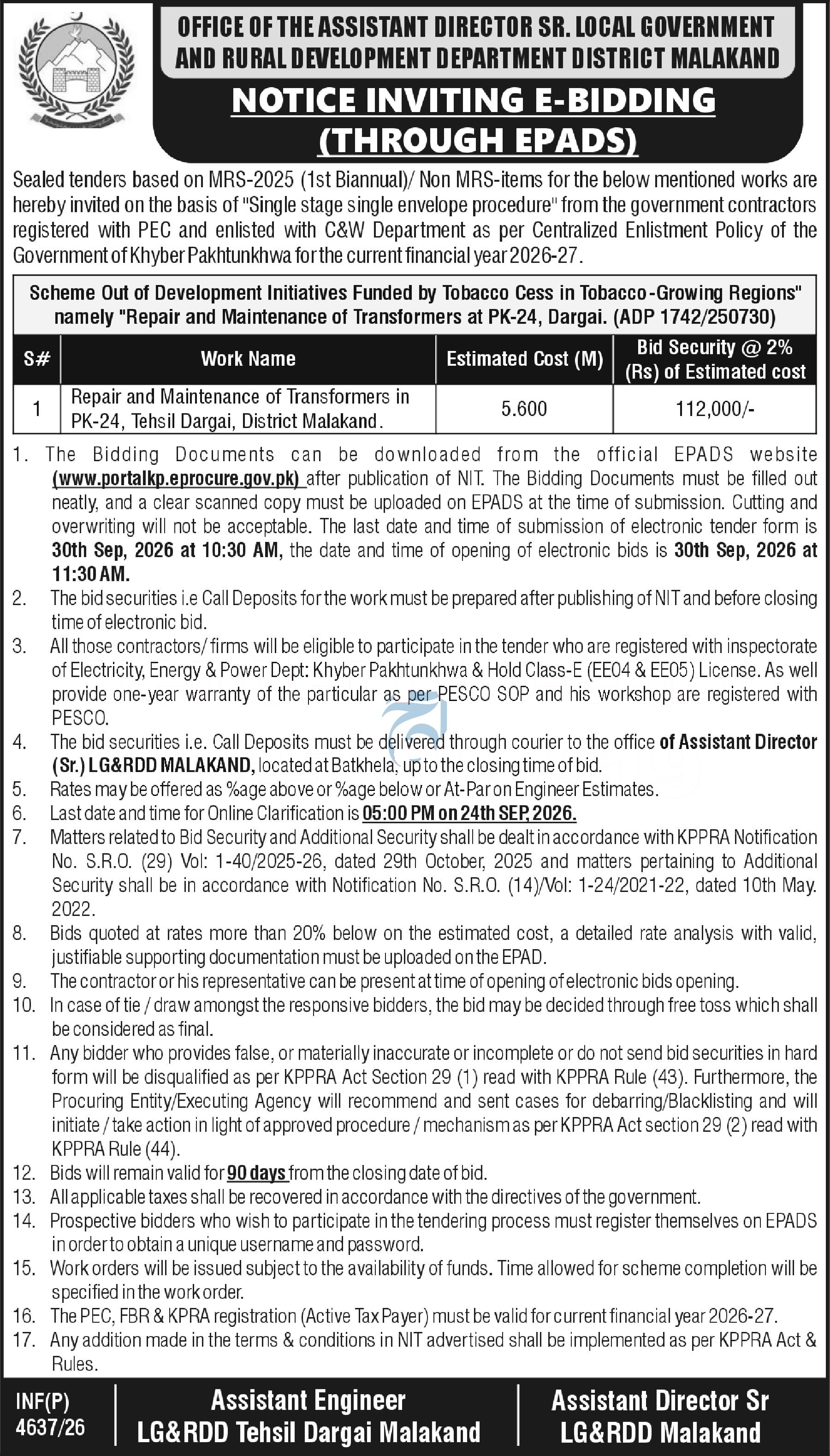Tender Document