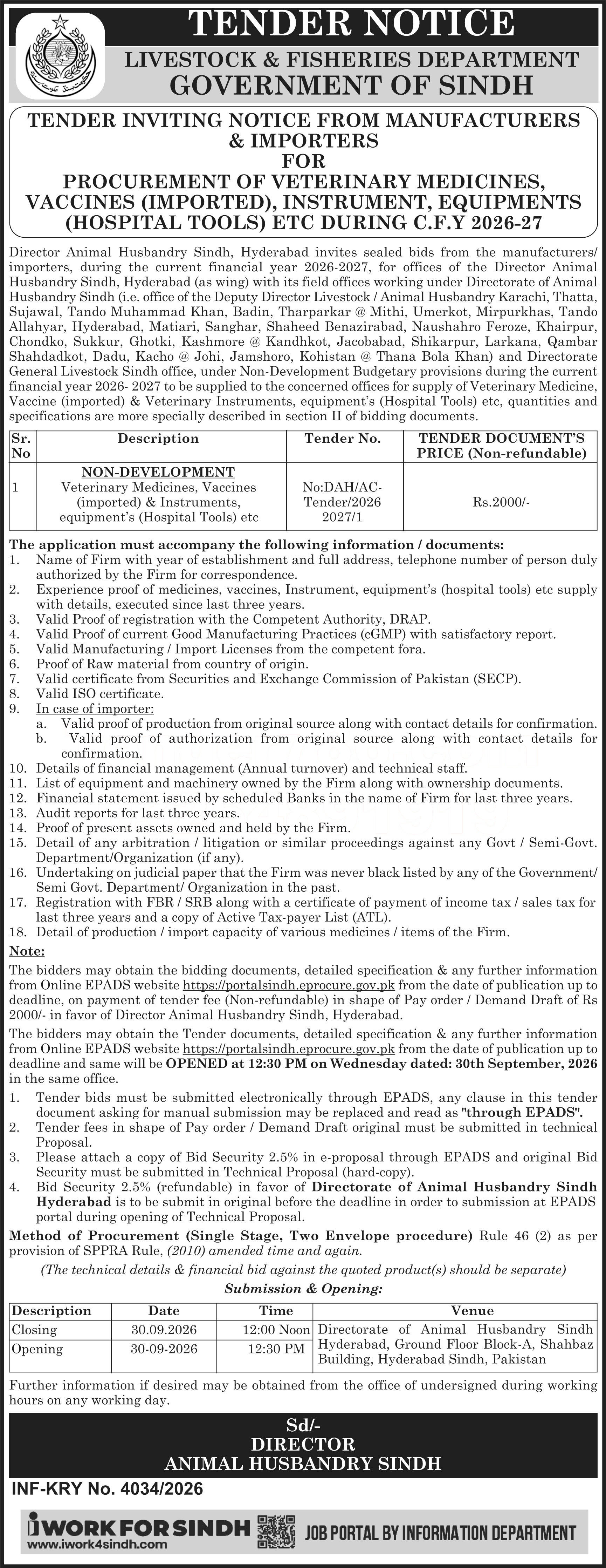 Tender Document