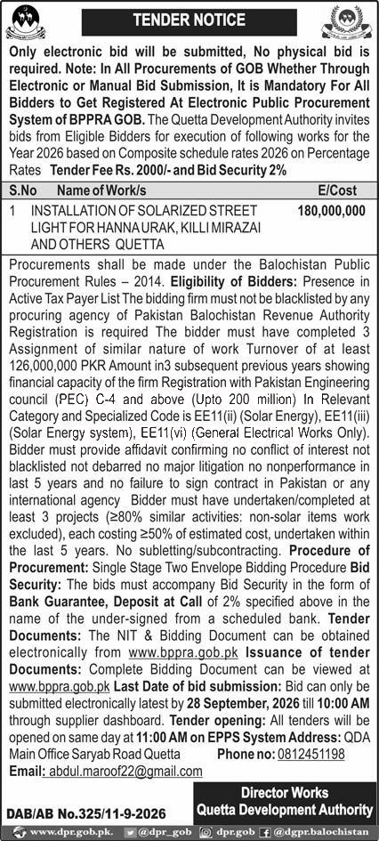 Tender Document