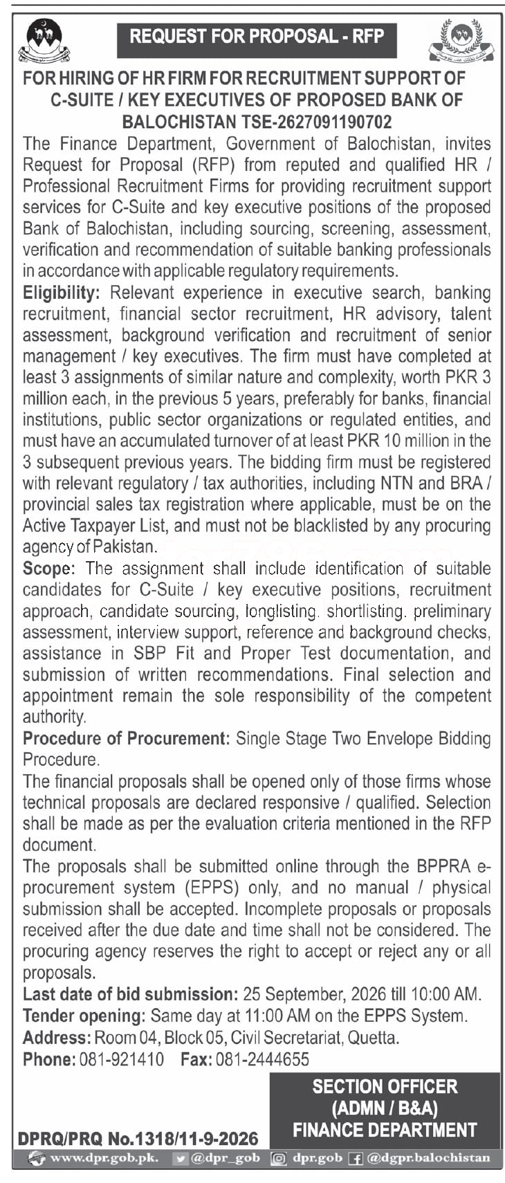 Tender Document