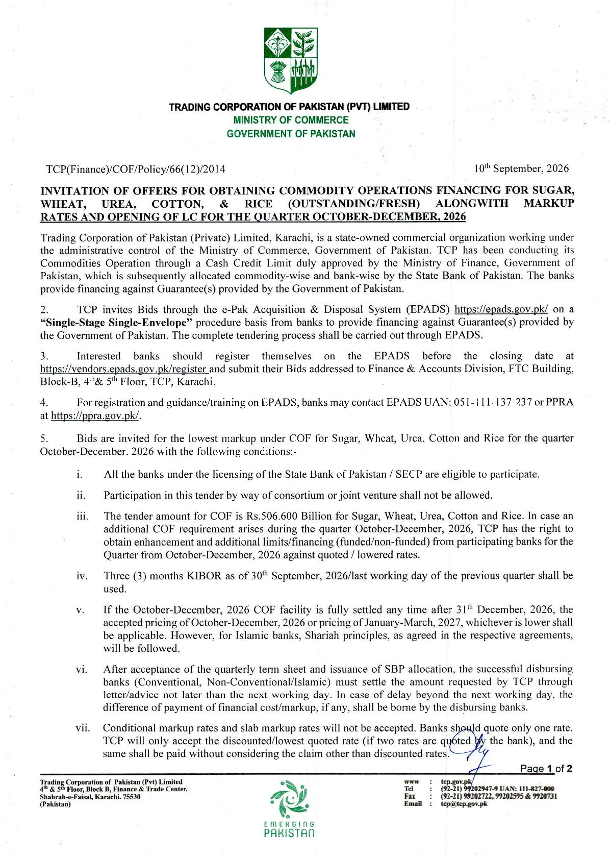 Tender Document
