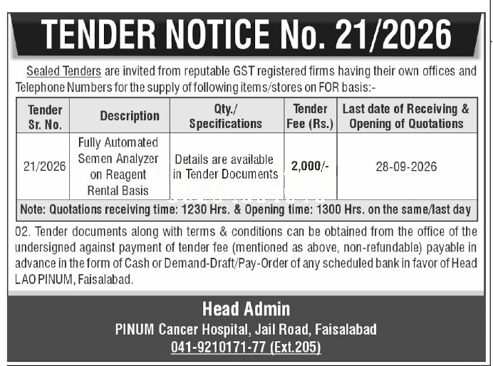 Tender Document