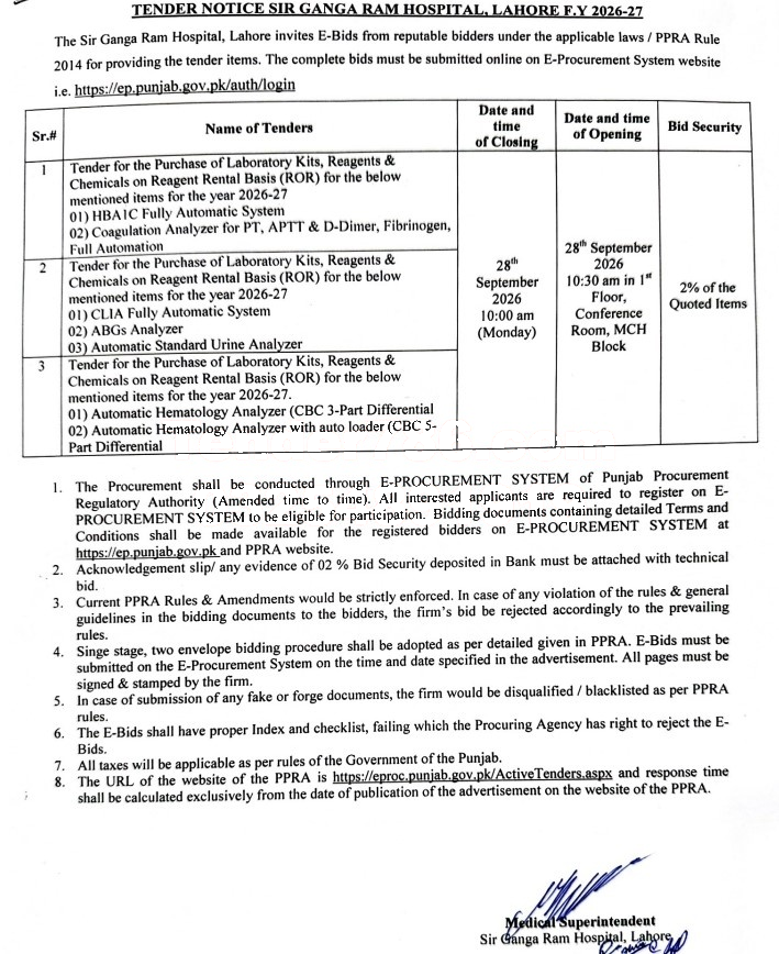 Tender Document