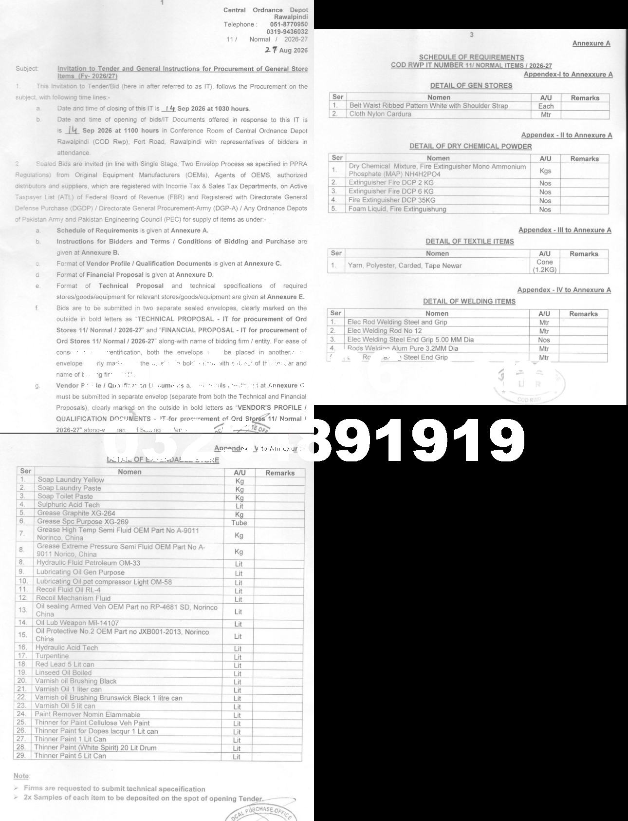 Tender Document