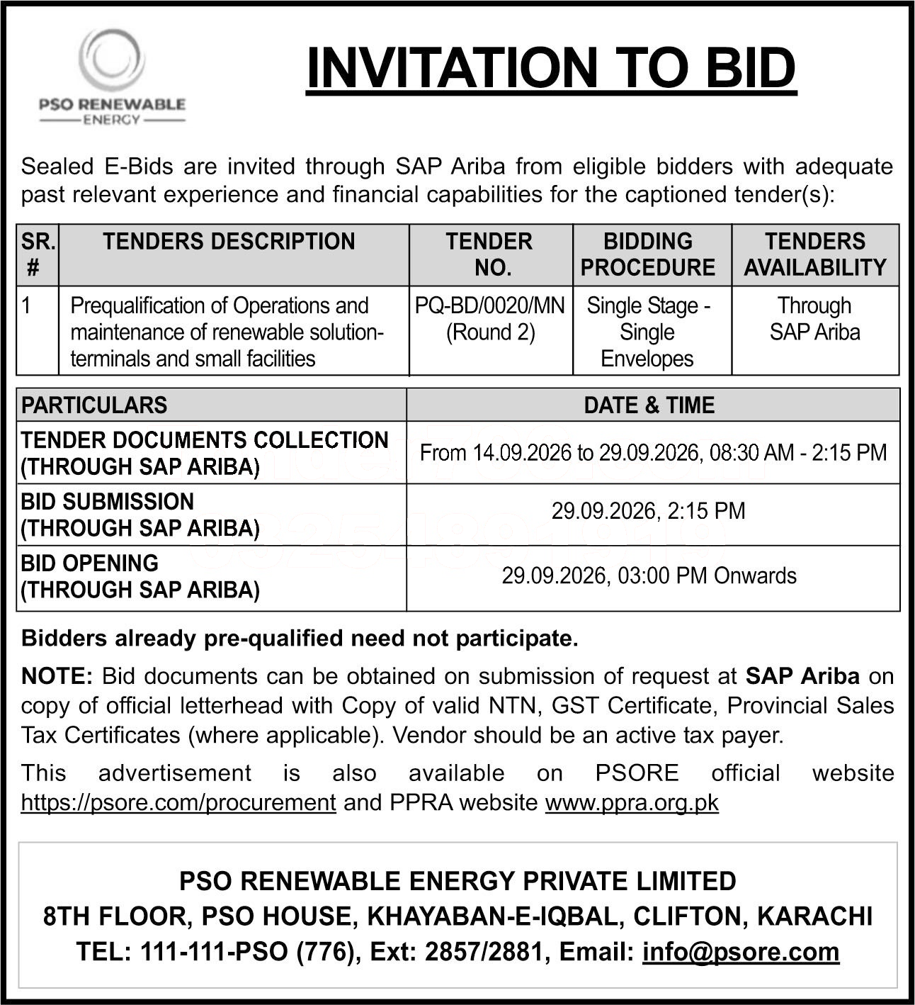 Tender Document