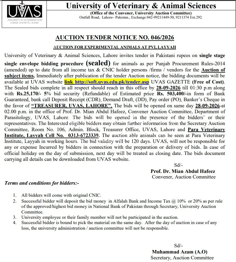 Tender Document