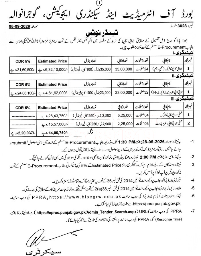 Tender Document