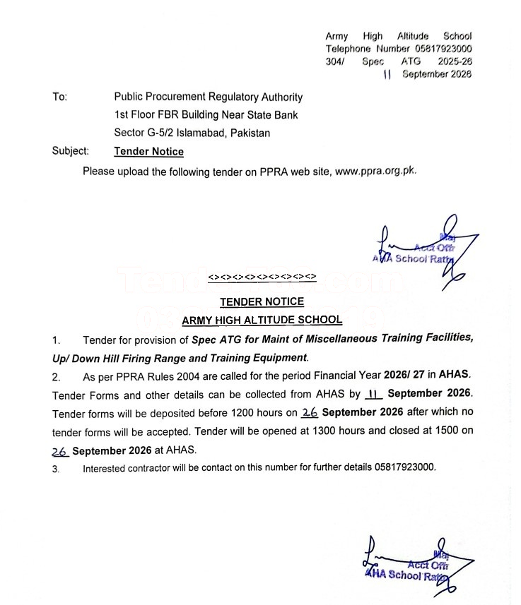 Tender Document