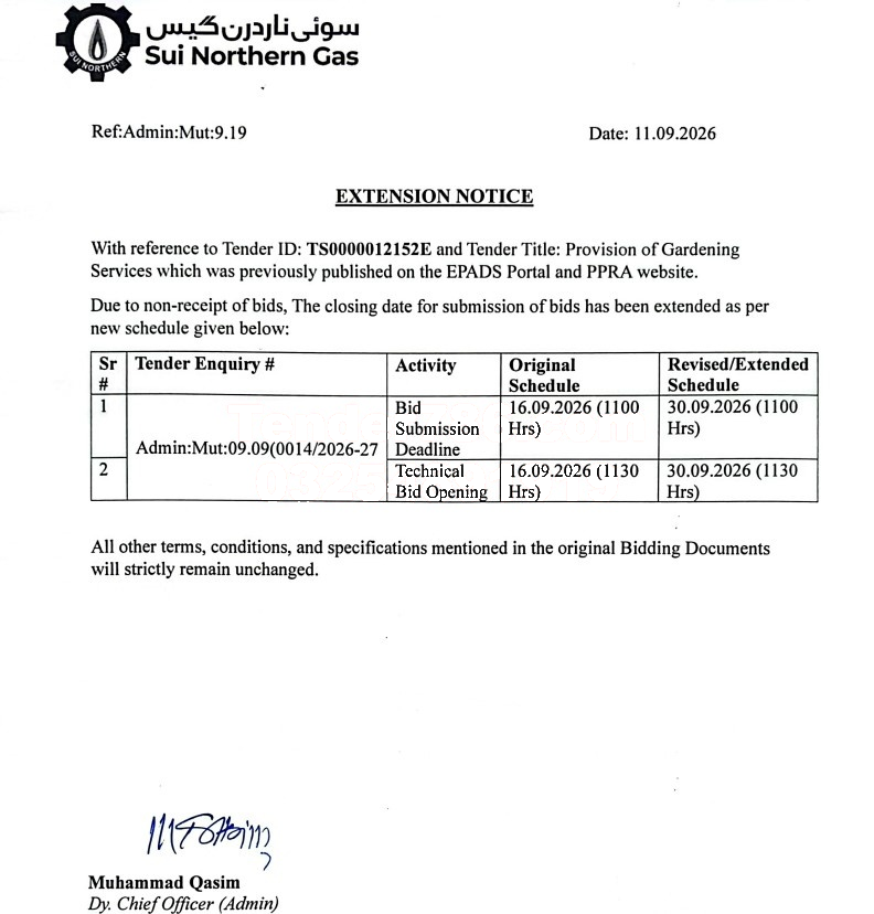 Tender Document