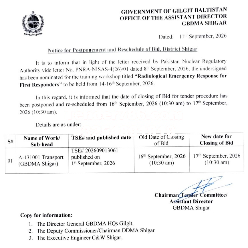 Tender Document
