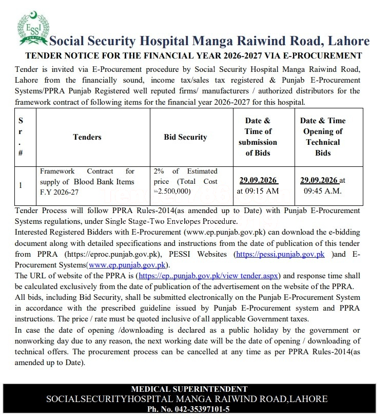 Tender Document