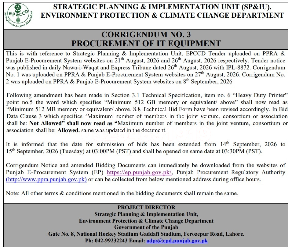 Tender Document