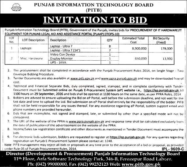Tender Document