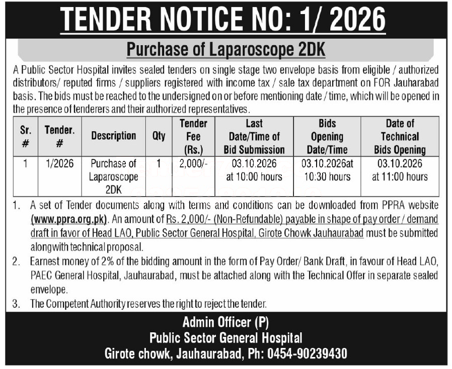 Tender Document
