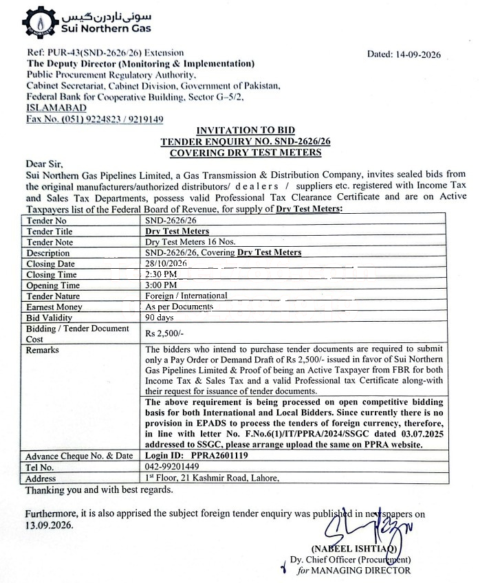 Tender Document