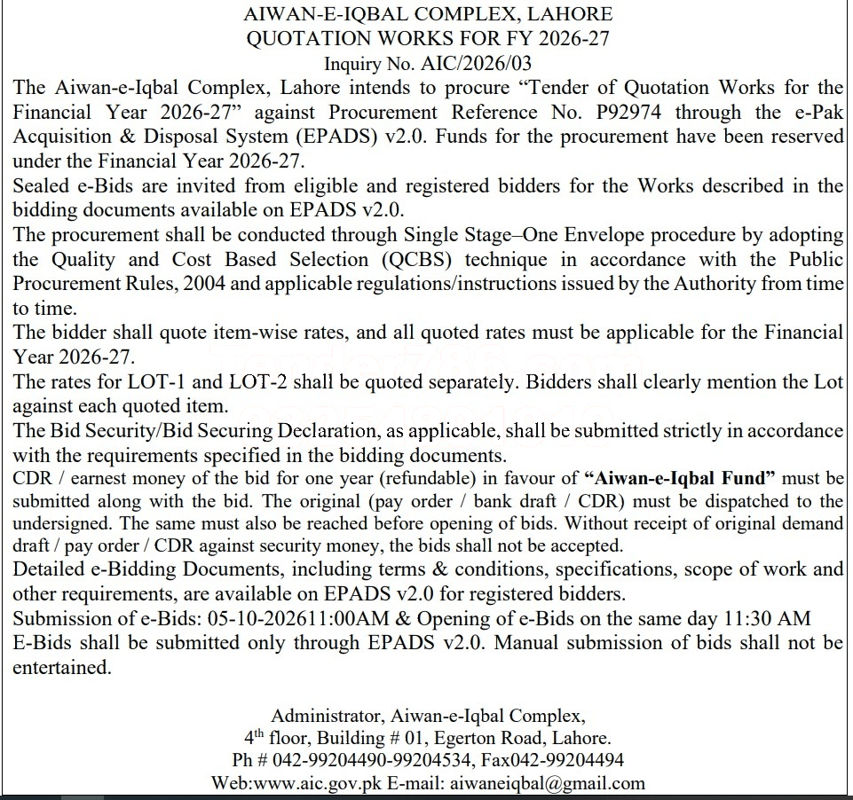 Tender Document