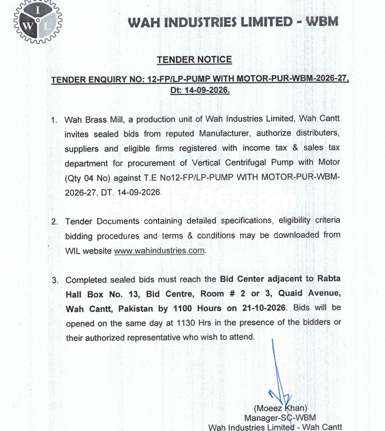 Tender Document