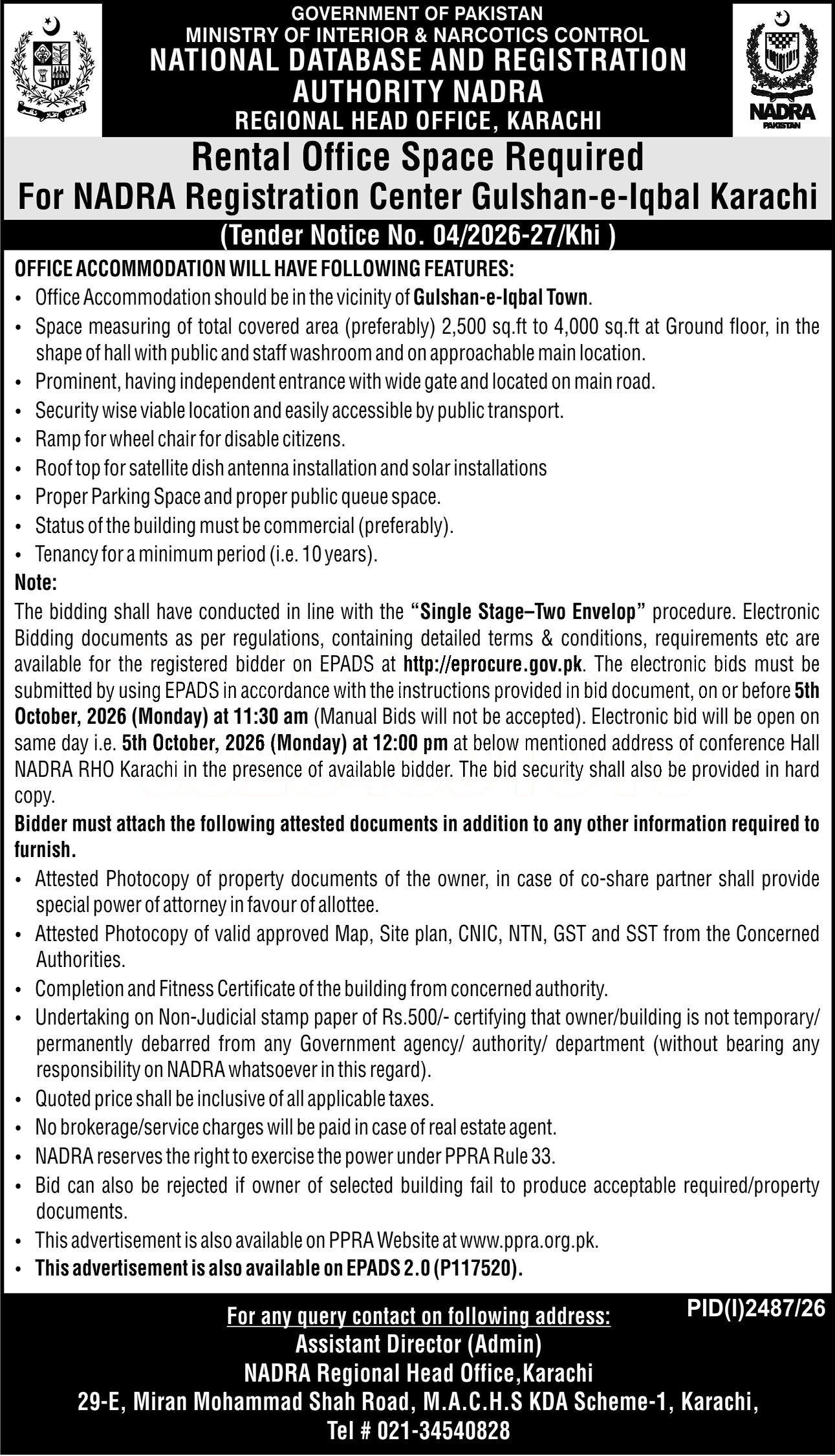 Tender Document