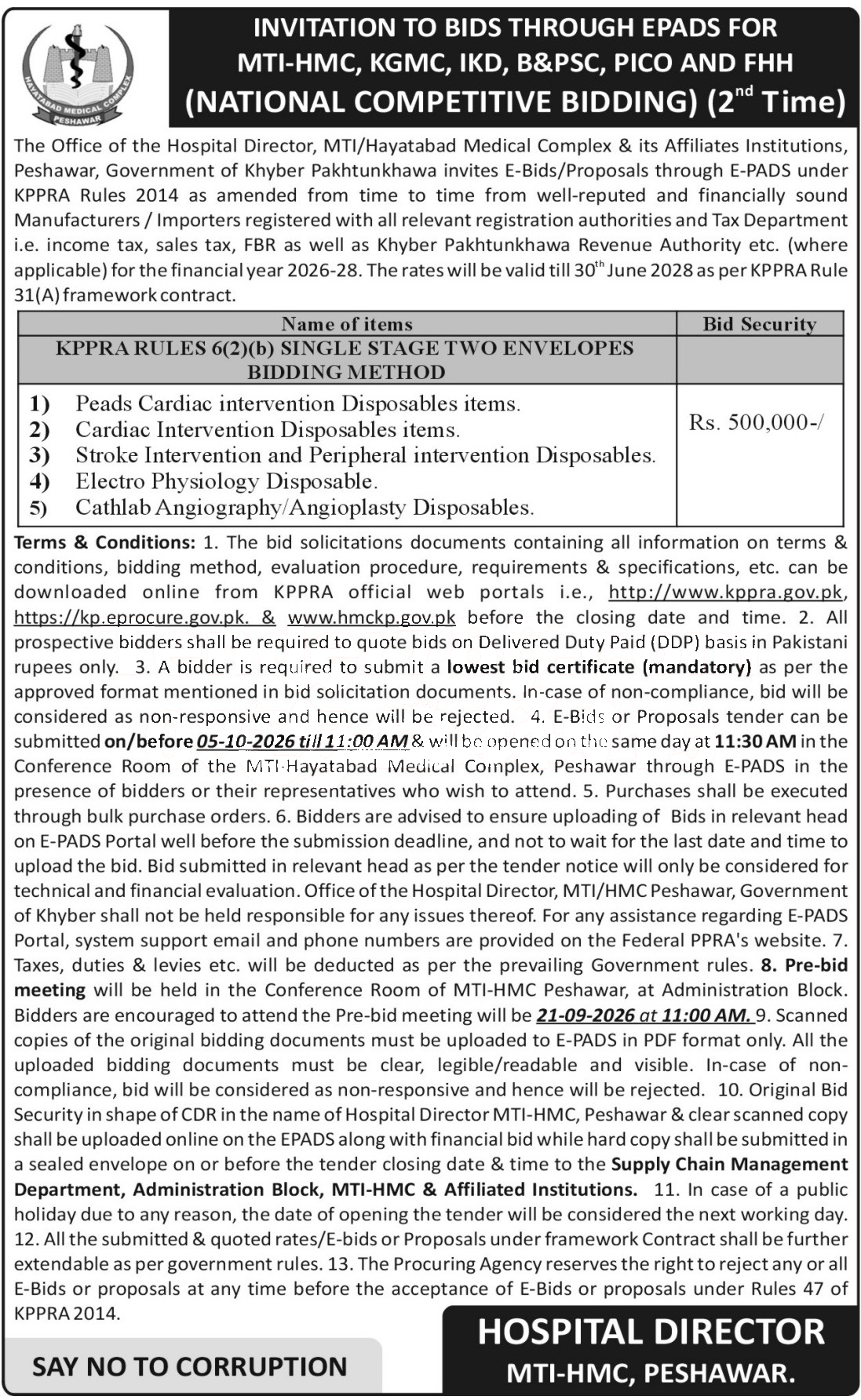 Tender Document