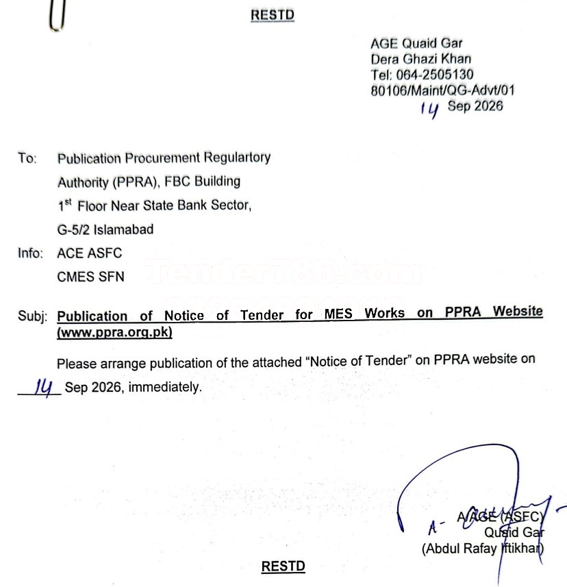 Tender Document