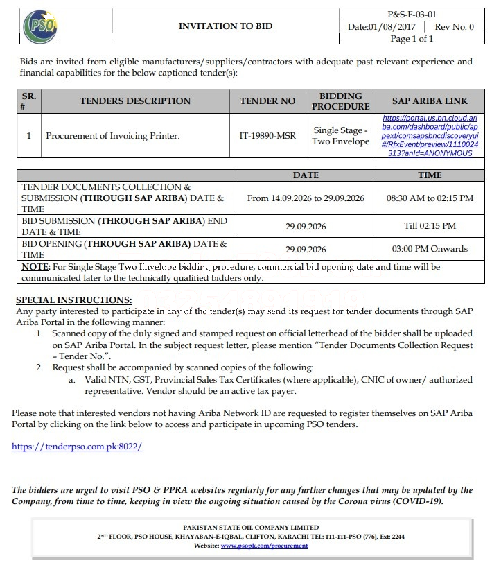 Tender Document