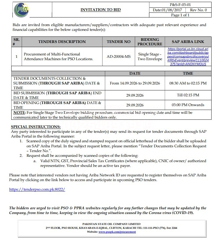 Tender Document