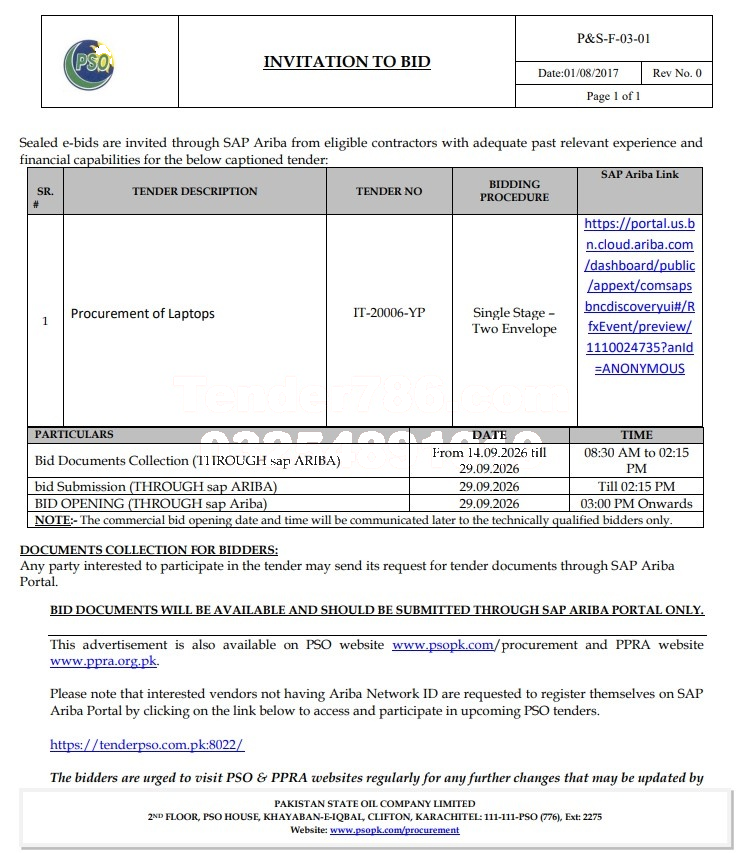 Tender Document