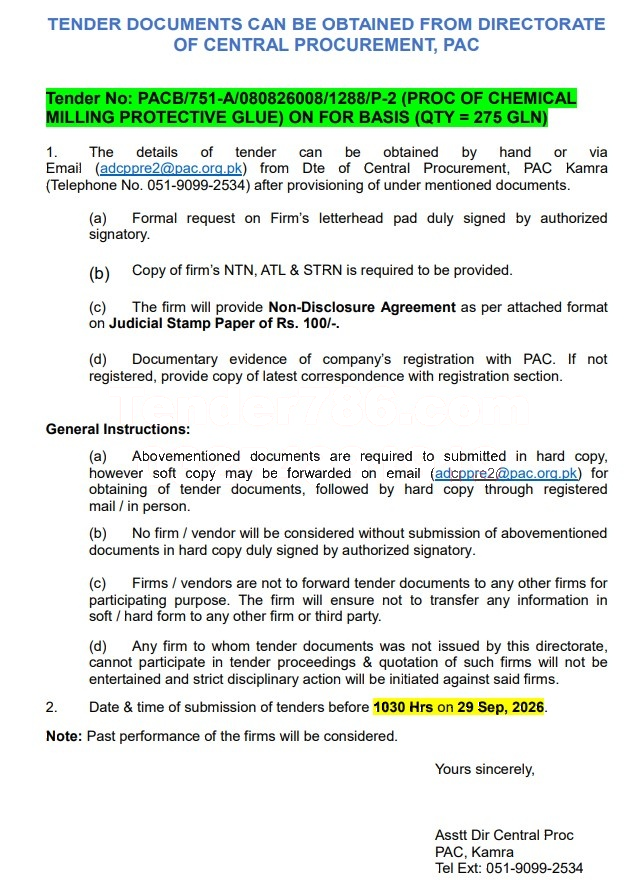 Tender Document